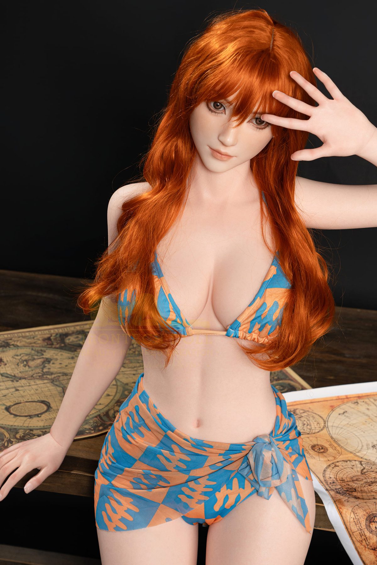 Irontech Doll Kitty 166cm Cカップ S32 ワンピース ナミ風 コスプレ系 フルシリコン製 - 画像 (6)