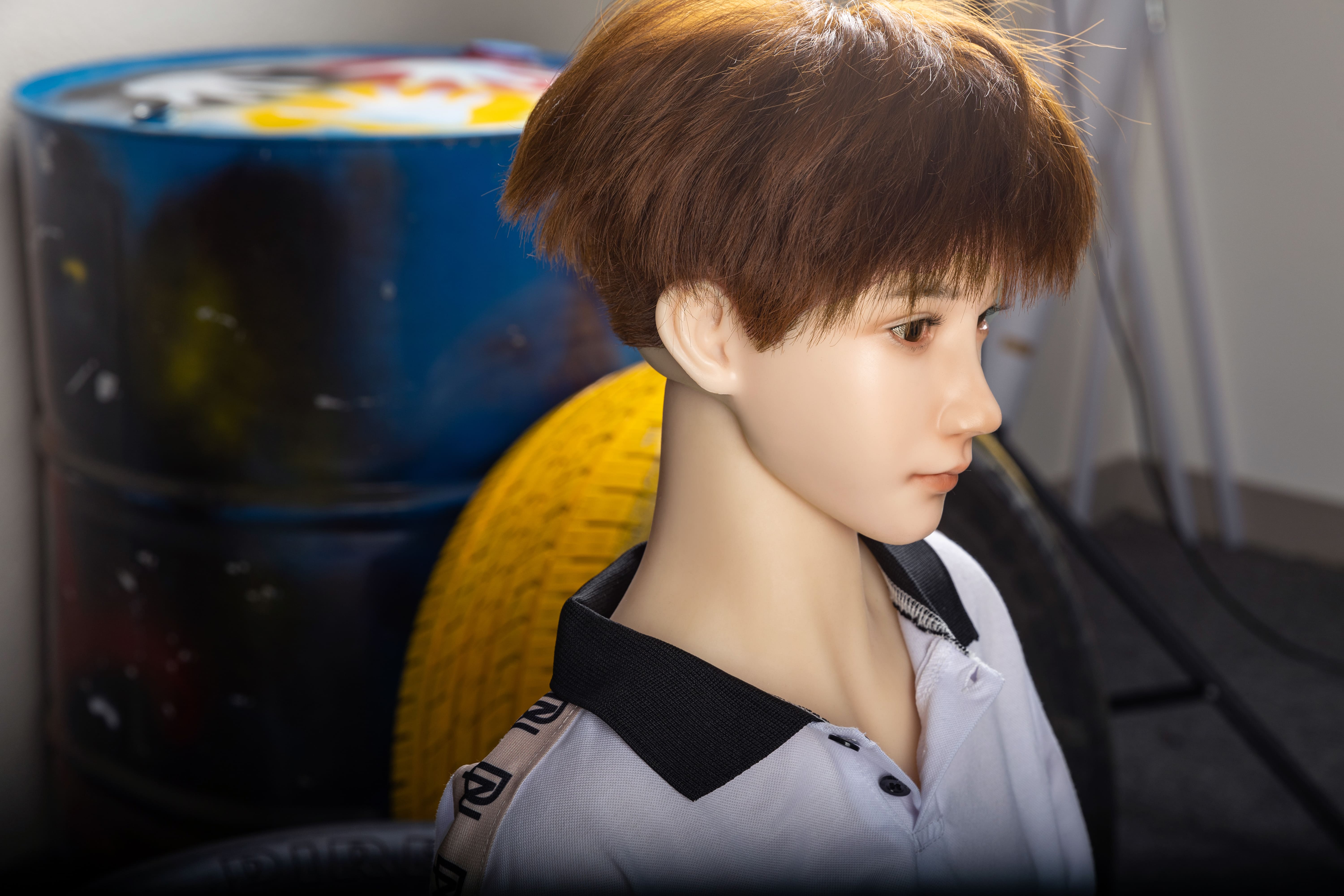 QiTa 135cm 风 ハンサムな少年風 TPE 男性ラブドール