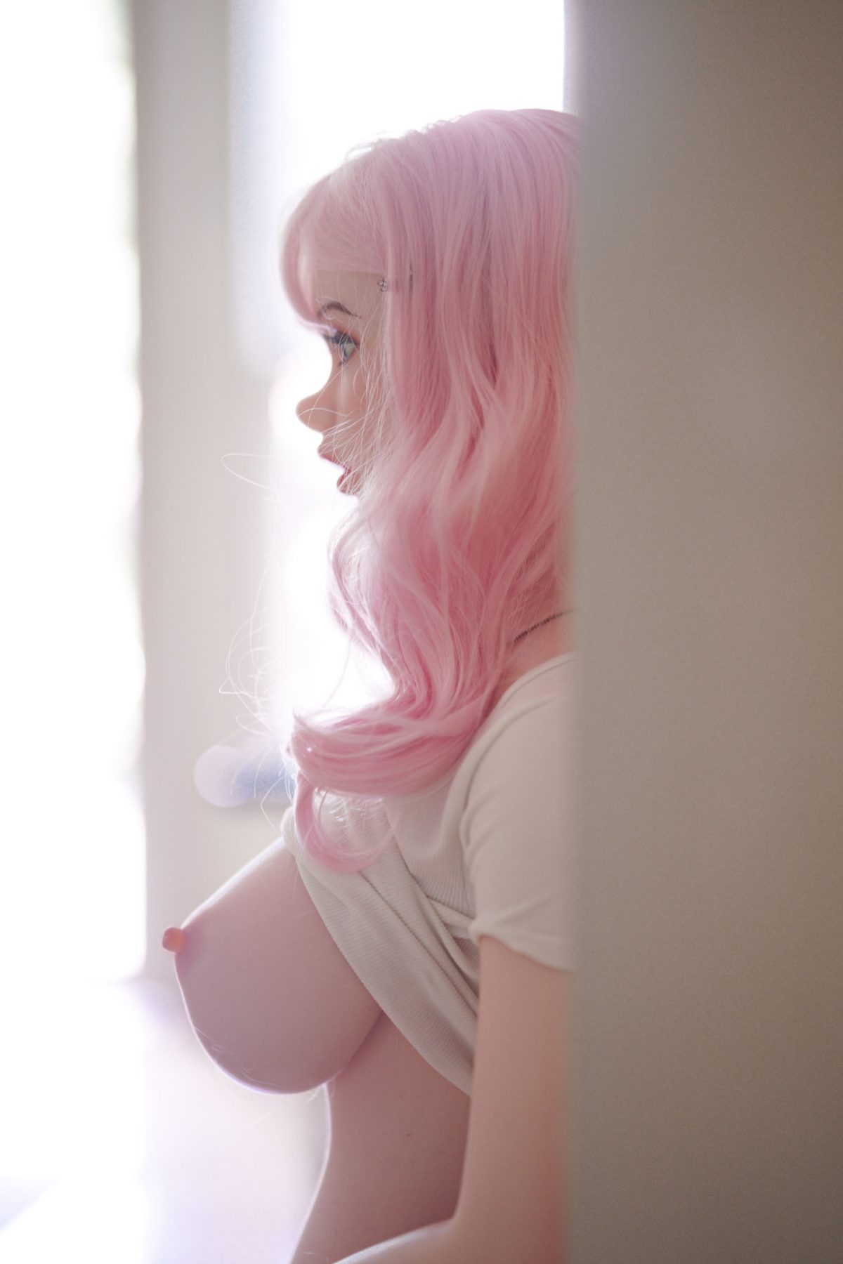 PIPER DOLL Ariel 150cm #03 Jカップ ピンク髪 そばかす フルシリコン製 頭身一体ラブドール - 画像 (4)