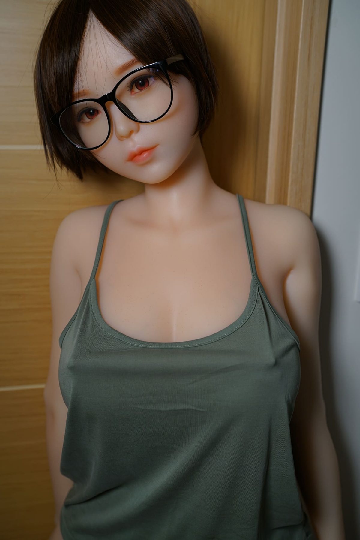 PIPER DOLL Akira 160cm #01 Gカップ 眼鏡少女 ショートヘア フルシリコン 頭身一体ラブドール - 画像 (8)