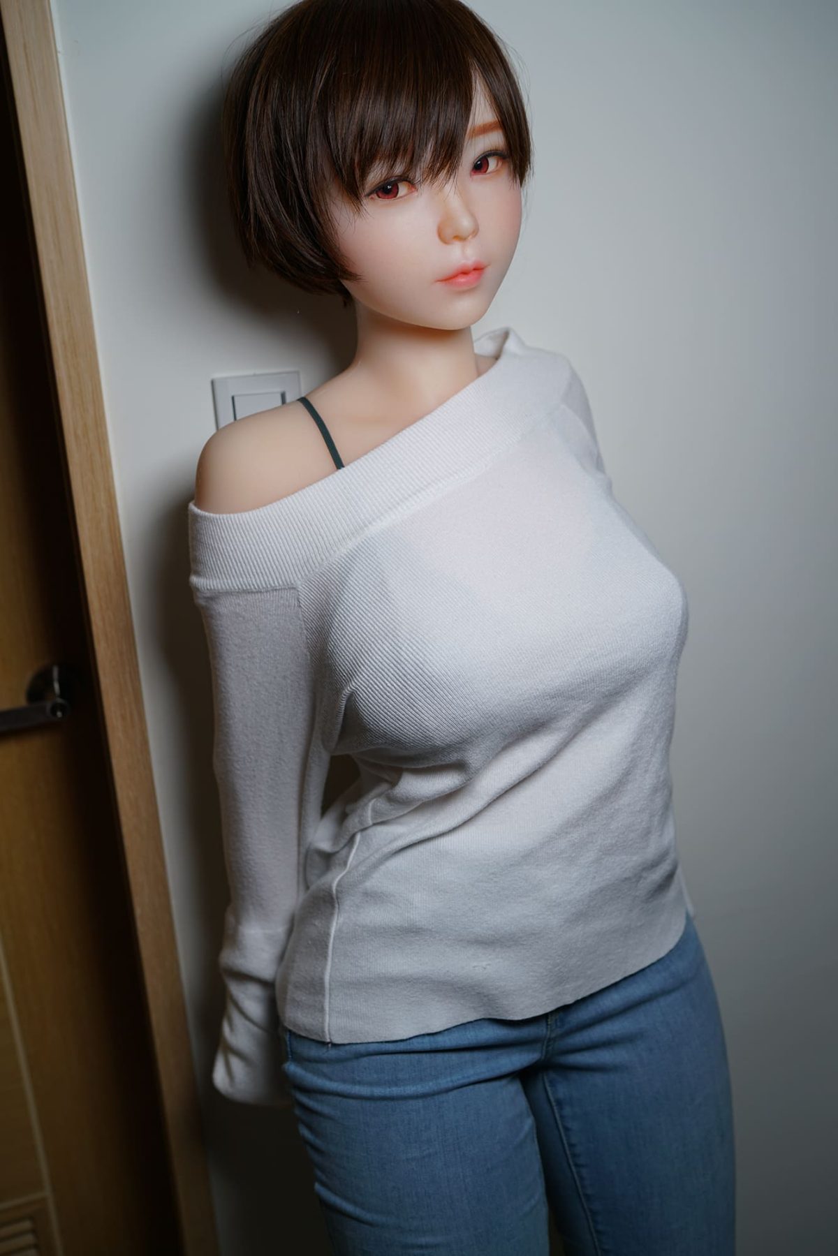 PIPER DOLL Akira 160cm #01 Gカップ 眼鏡少女 ショートヘア フルシリコン 頭身一体ラブドール - 画像 (4)
