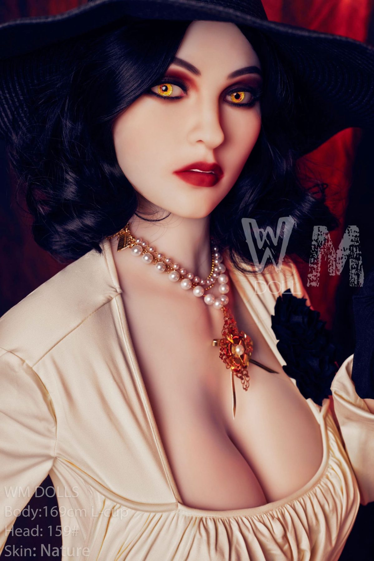 WM Doll 169cm Lカップ 黒羽 ダッチワイフ 等身大ドール リアル