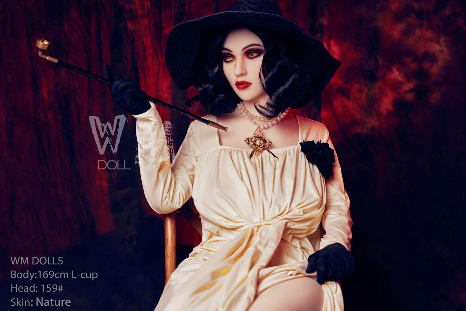 WM Doll 169cm Lカップ 黒羽 ダッチワイフ 等身大ドール リアル