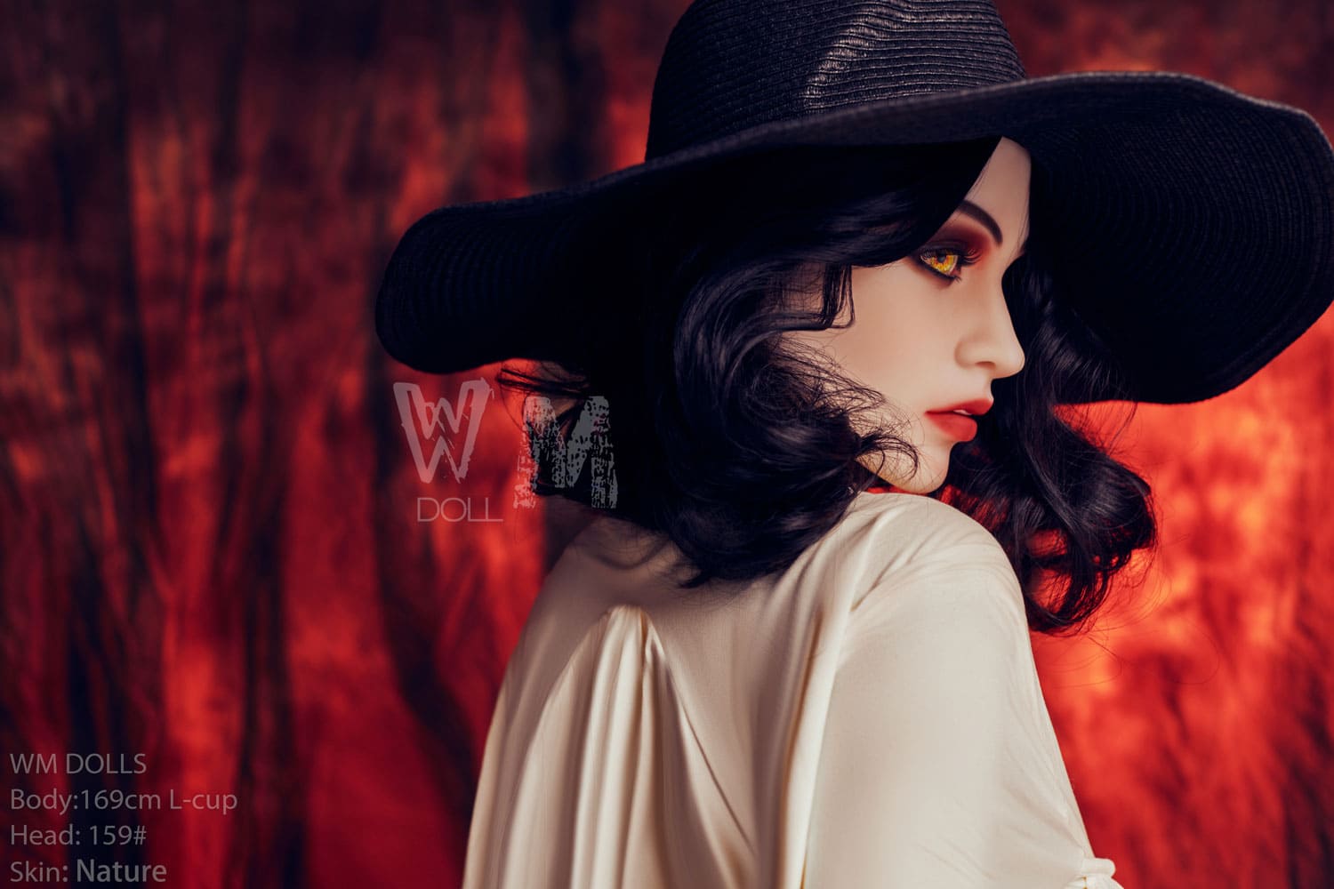 WM Doll 169cm Lカップ 黒羽 ダッチワイフ 等身大ドール リアル