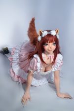 ElsaBabe 森川柚希 150cm 猫系獣人メイド 甘え シリコン ドール - 画像 (10)