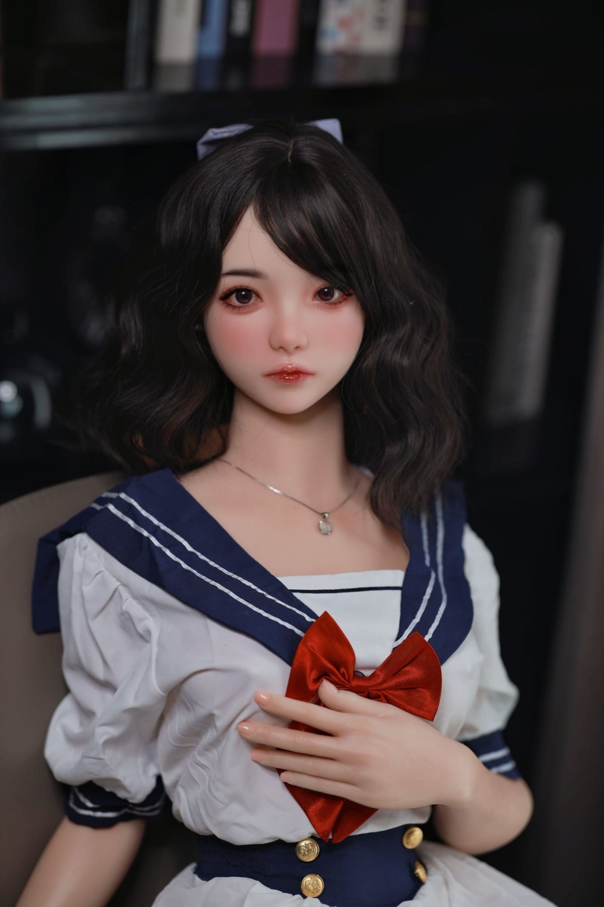 JYDOLL 蒂莎（ディーシャー） 165cm 巻き髪 JKコス 美少女 フルシリコン ラブドール - 画像 (2)