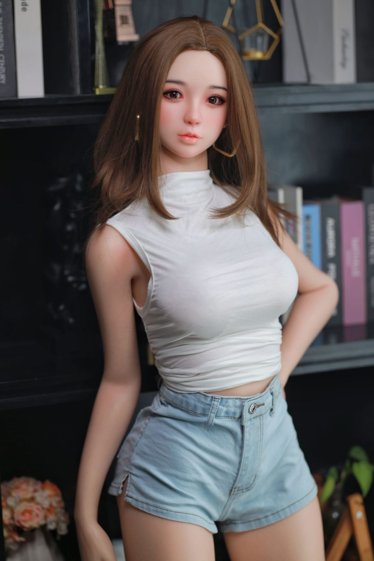 JYDOLL 艾米莉（エミリー） 165cm 可愛い 巨乳 茶髪 フルシリコン ラブドール - 画像 (2)