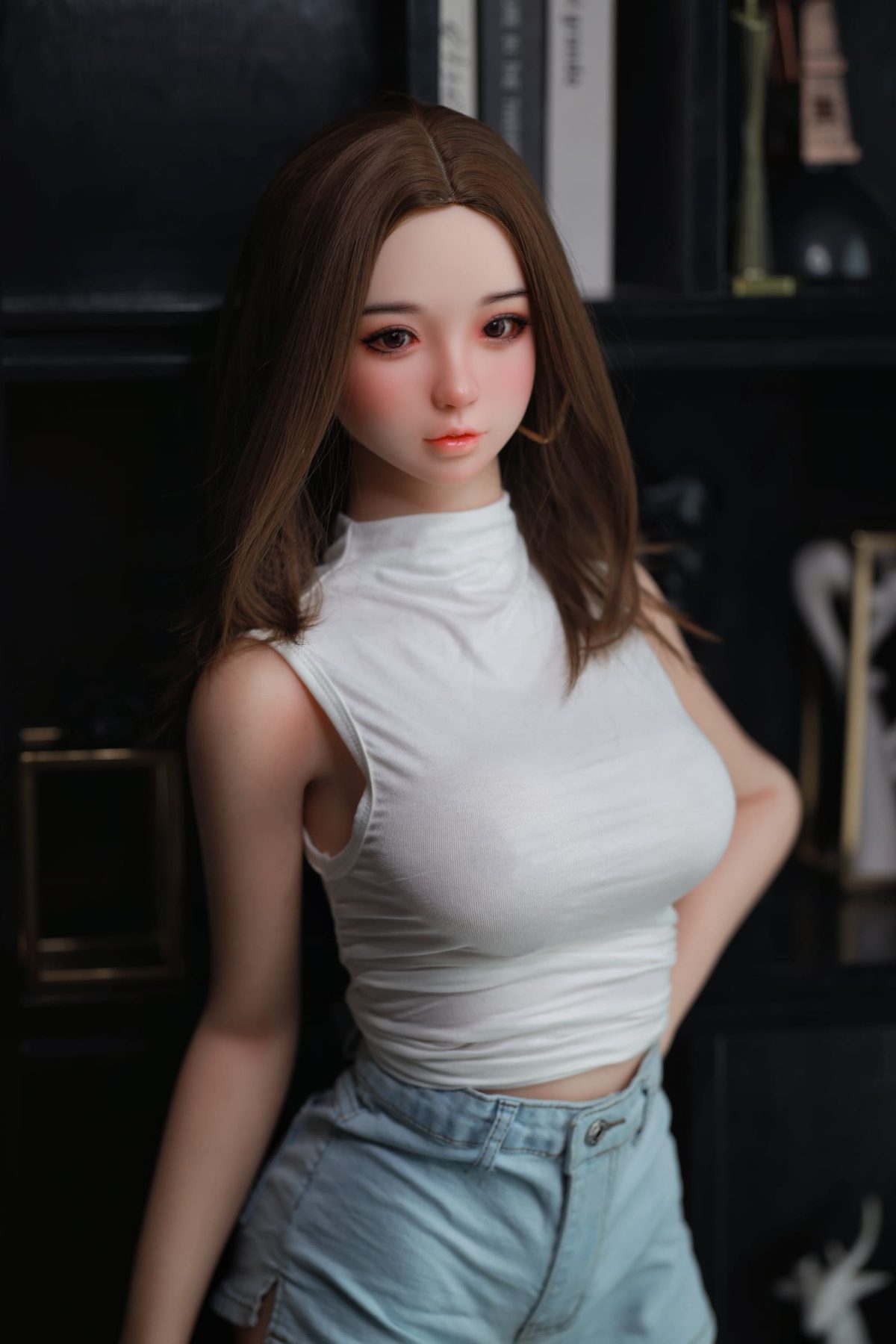 JYDOLL 艾米莉（エミリー） 165cm 可愛い 巨乳 茶髪 フルシリコン ラブドール - 画像 (3)