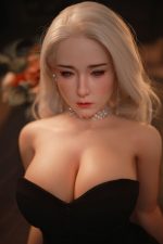 JYDOLL163cm沐雯 金髪のクール系 シリコンヘッド ラブドール